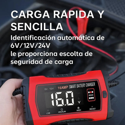 Voltix 6A – Cargador de batería Inteligente 12V ( Carro y Moto)