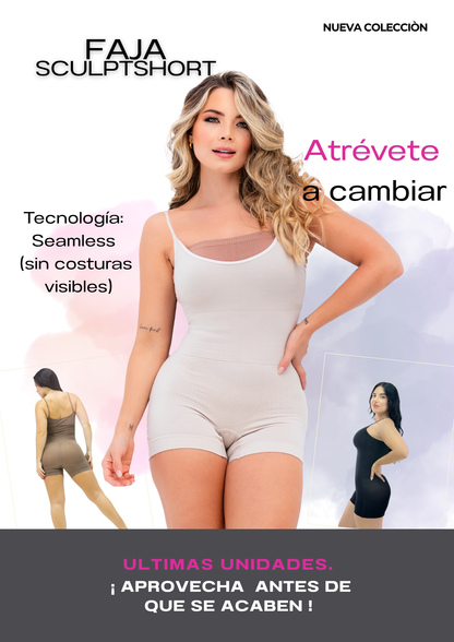 Faja SculptShort con Tecnología Seamless
